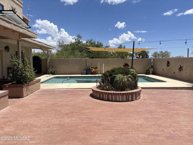 7855 N Northern Ave, Tucson, AZ 85704 - view of swimming pool with a patio area and a fenced backyard