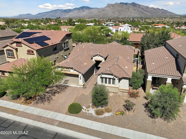 8470 N Gaetano Loop, Tucson, AZ 85742 - aerial perspective of suburban area featuring a mountain backdrop