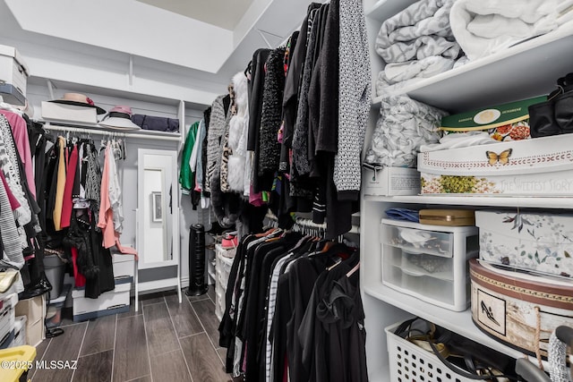 5371 W Leatherflower Ln, Marana, AZ 85658 - spacious closet with wood tiled floors