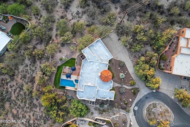 6265 N Jochums Dr, Tucson, AZ 85718 - drone / aerial view of a pool