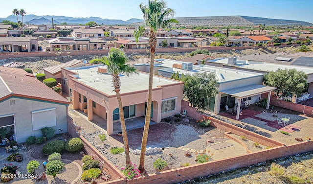 4823 S View Ridge Dr, Green Valley, AZ 85622 - aerial perspective of suburban area with a mountainous background