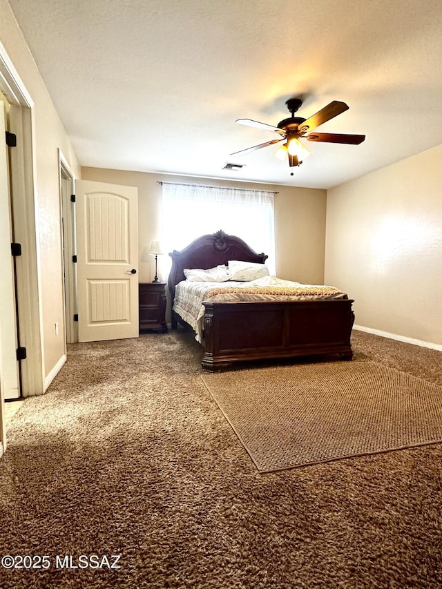 545 W Keisha Ln, Safford, AZ 85546 - bedroom featuring carpet flooring and ceiling fan