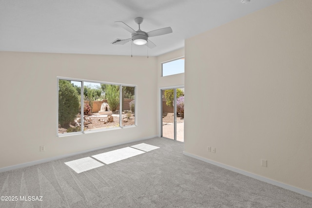 1993 E Desert Lark Pass, Green Valley, AZ 85614 - spare room featuring carpet floors and ceiling fan