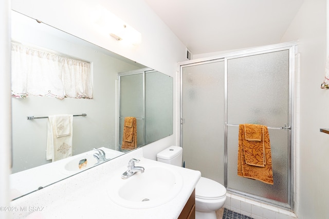 5521 E Camden St, Tucson, AZ 85712 - bathroom featuring vanity and a shower stall