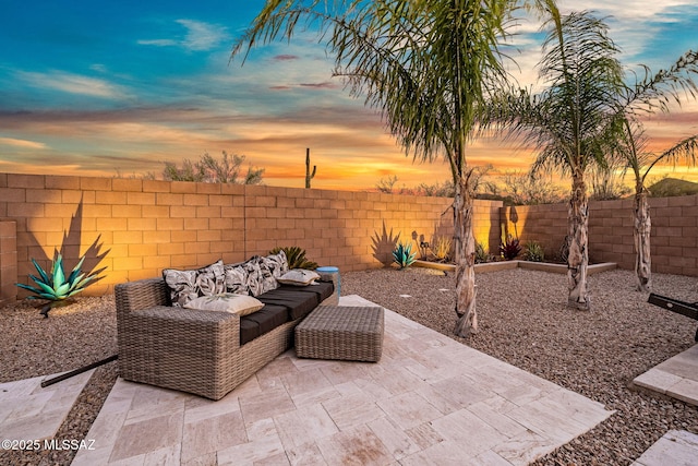 1144 S Castar Dr, Tucson, AZ 85745 - fenced backyard with a patio area