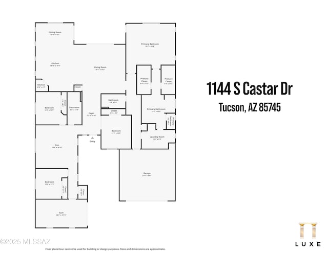1144 S Castar Dr, Tucson, AZ 85745 - view of room layout
