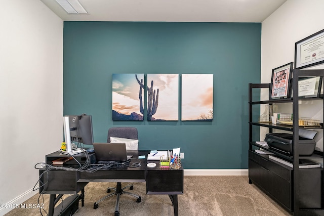 1144 S Castar Dr, Tucson, AZ 85745 - home office with carpet floors