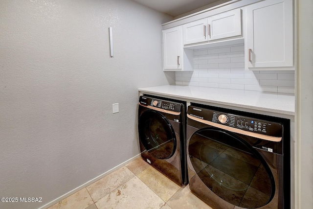 6530 N Finisterra, Tucson, AZ 85750 - laundry room featuring washer and clothes dryer and cabinet space