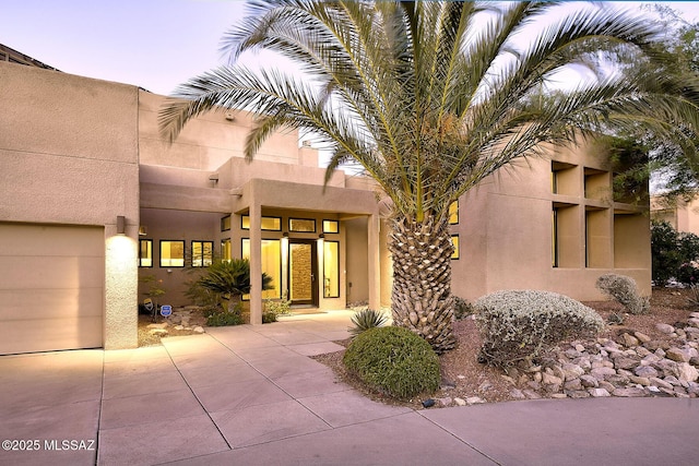 6530 N Finisterra, Tucson, AZ 85750 - entrance to property featuring stucco siding