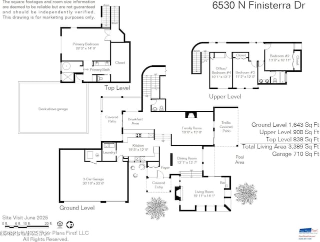 6530 N Finisterra, Tucson, AZ 85750 - view of home floor plan