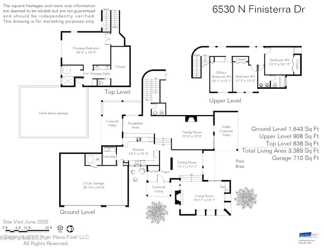 6530 N Finisterra, Tucson, AZ 85750 - view of home floor plan