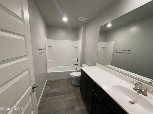 3306 N Baby Bruno Way, Tucson, AZ 85745 - bathroom featuring vanity and washtub / shower combination