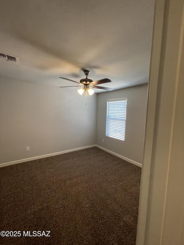 3306 N Baby Bruno Way, Tucson, AZ 85745 - empty room with dark colored carpet and ceiling fan
