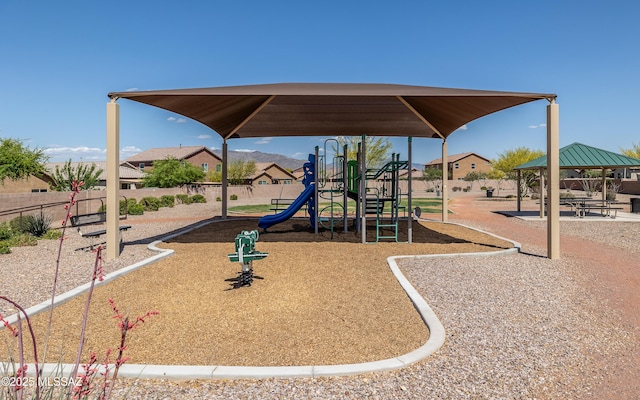 8820 E Stone Meadow Cir, Tucson, AZ 85730 - community play area featuring a gazebo