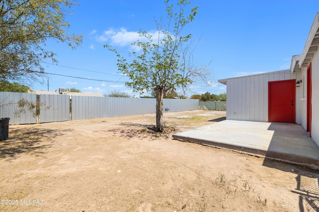 5609 E Juarez St, Tucson, AZ 85711 - fenced backyard featuring a patio