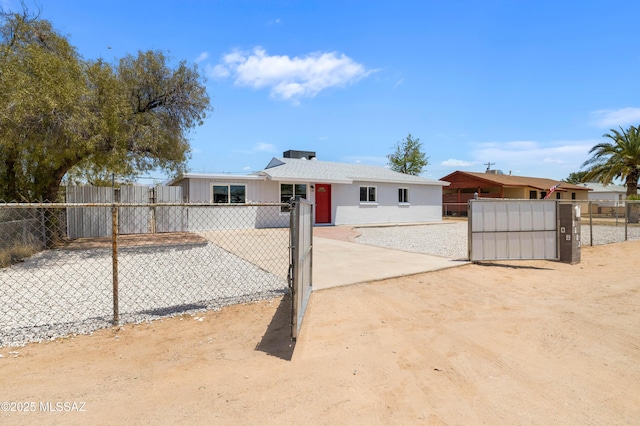 5609 E Juarez St, Tucson, AZ 85711 - view of front of property featuring a gate