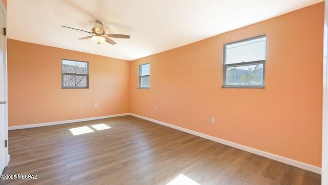 201 B St, Bisbee, AZ 85603 - empty room featuring ceiling fan and wood finished floors