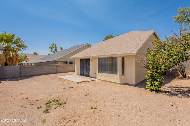 3556 W Avenida Del Mar, Tucson, AZ 85746 - back of property featuring a fenced backyard, stucco siding, and a patio