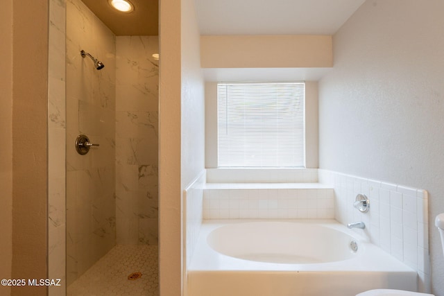 3556 W Avenida Del Mar, Tucson, AZ 85746 - bathroom with a bath and tiled shower