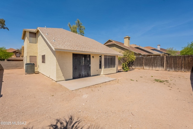 3556 W Avenida Del Mar, Tucson, AZ 85746 - rear view of property featuring stucco siding, a patio area, and a fenced backyard