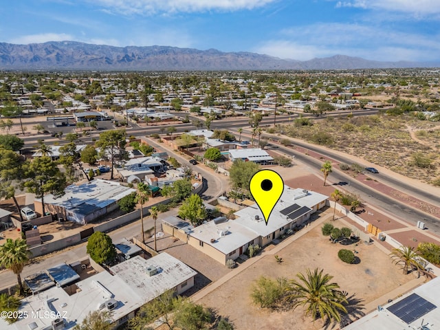 3872 S Evergreen Ave, Tucson, AZ 85730 - aerial perspective of suburban area with a mountainous background