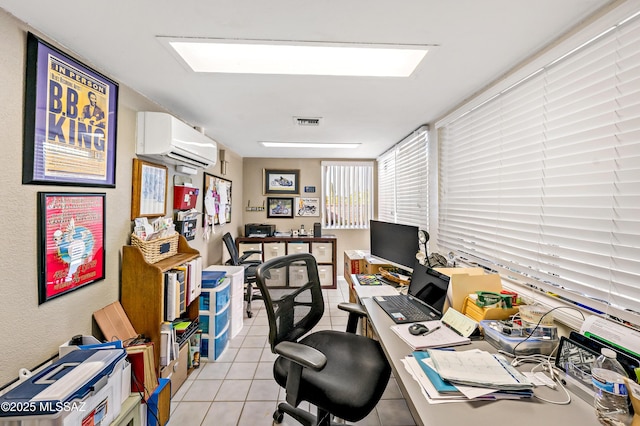 1939 S San Vincent Dr, Green Valley, AZ 85614 - office featuring a wall mounted AC and light tile patterned floors