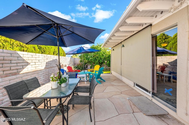 1939 S San Vincent Dr, Green Valley, AZ 85614 - view of patio with outdoor dining area