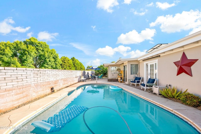 1939 S San Vincent Dr, Green Valley, AZ 85614 - view of swimming pool with a fenced backyard