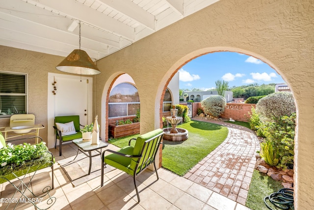 1939 S San Vincent Dr, Green Valley, AZ 85614 - view of patio / terrace