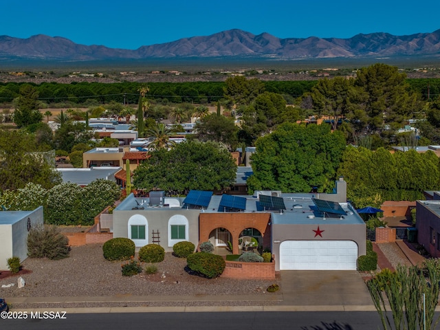 1939 S San Vincent Dr, Green Valley, AZ 85614 - drone / aerial view of a mountain backdrop