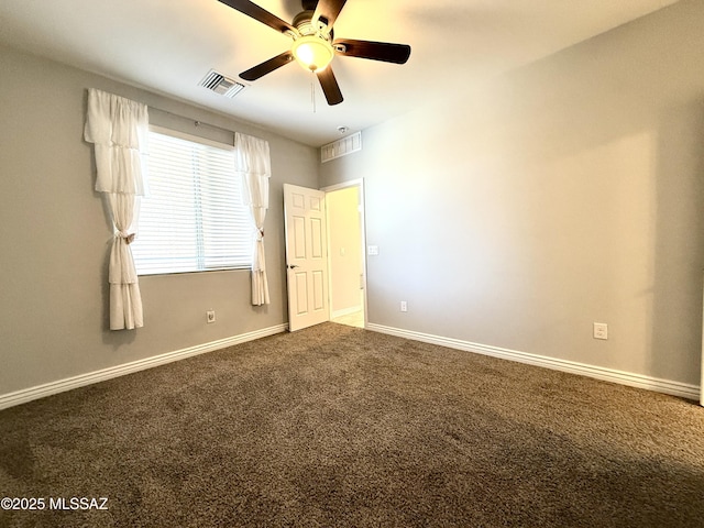 9636 N Havenwood Way, Marana, AZ 85653 - spare room featuring carpet and a ceiling fan