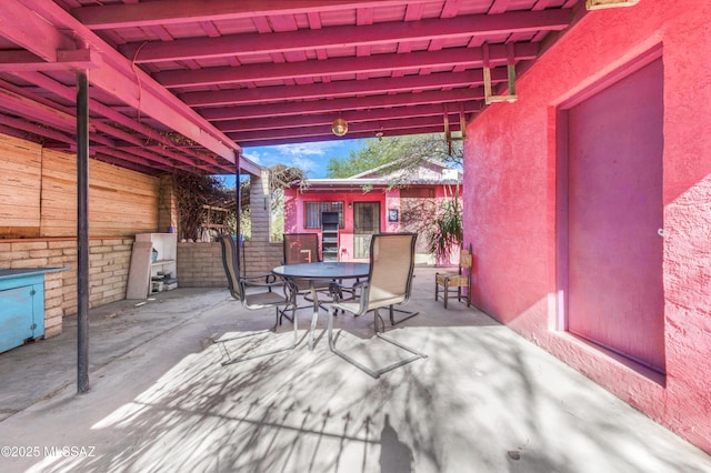 1036 S 4th Ave, Tucson, AZ 85701 - view of patio with outdoor dining space