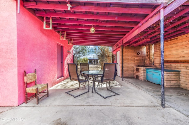 1036 S 4th Ave, Tucson, AZ 85701 - view of patio / terrace featuring outdoor dining space