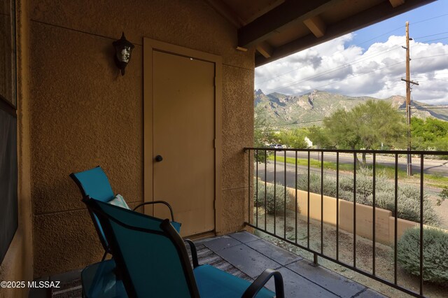 6651 N Campbell Ave Unit 286, Tucson, AZ 85718 - balcony with a mountain view