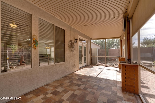 9223 N Crimson Stone Pl, Tucson, AZ 85743 - view of patio featuring french doors