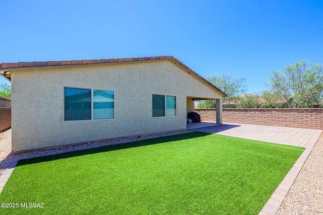 6860 E Via Arroyo Largo, Tucson, AZ 85756 - rear view of property featuring a patio and stucco siding