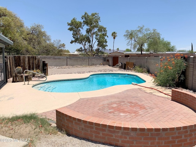 2973 S Kolb Rd, Tucson, AZ 85730 - view of swimming pool with a patio and a fenced backyard