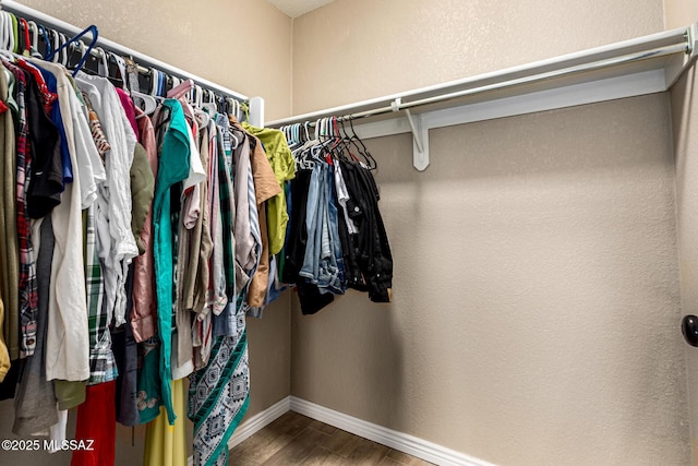5482 S Monrovia Ave, Tucson, AZ 85706 - walk in closet featuring wood finished floors