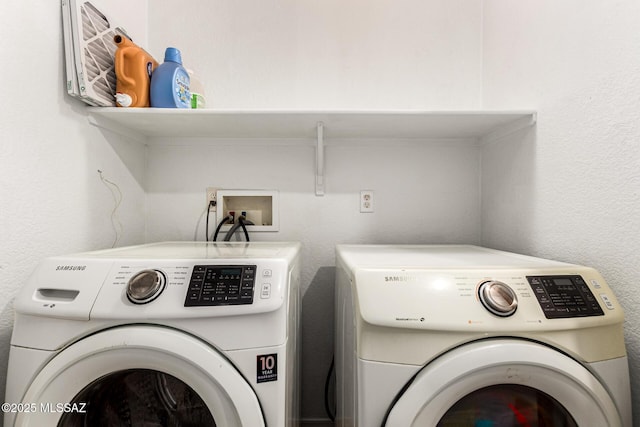 5482 S Monrovia Ave, Tucson, AZ 85706 - laundry room with washing machine and clothes dryer