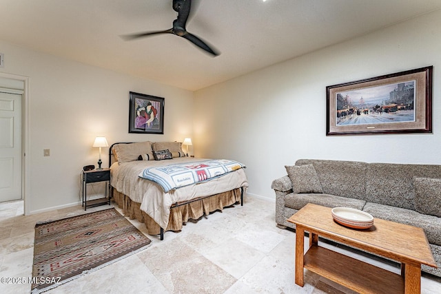 1148 W Circulo Del Norte, Green Valley, AZ 85614 - bedroom featuring baseboards and a ceiling fan