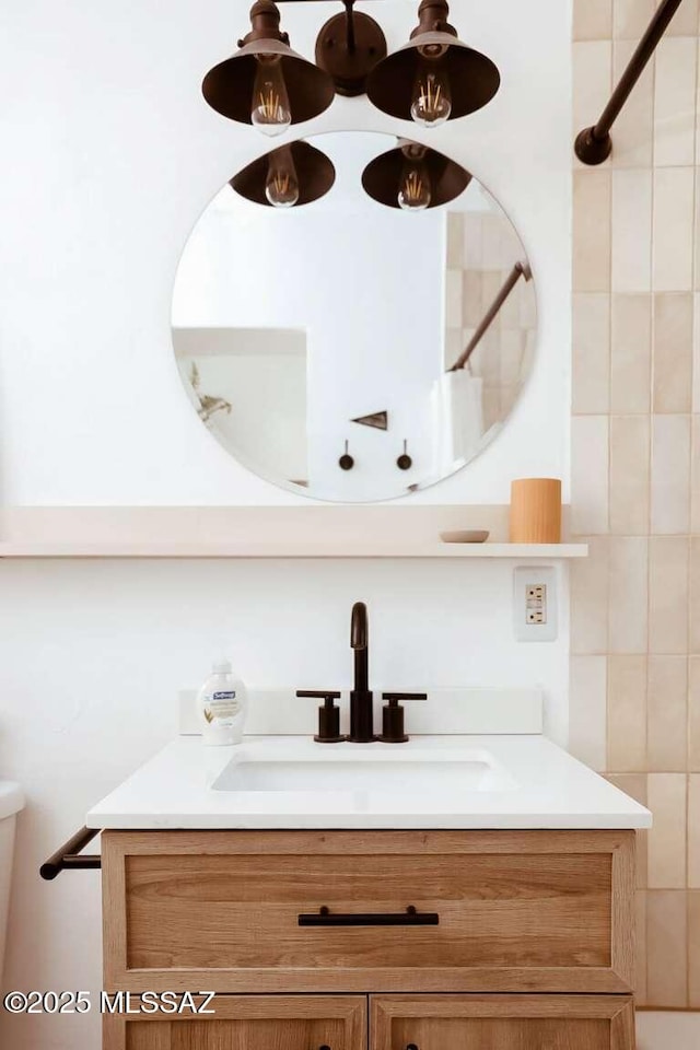2602 E Prince Rd, Tucson, AZ 85716 - bathroom with vanity and toilet