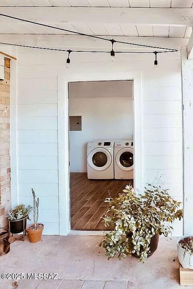 2602 E Prince Rd, Tucson, AZ 85716 - washroom with washing machine and dryer