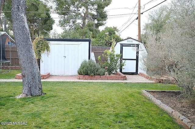 2602 E Prince Rd, Tucson, AZ 85716 - view of shed with a trampoline