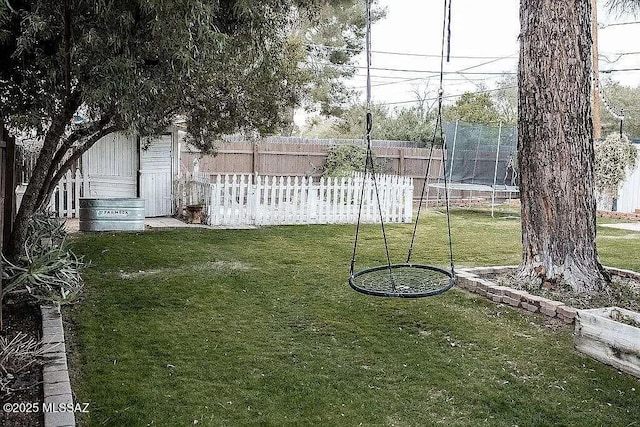 2602 E Prince Rd, Tucson, AZ 85716 - view of yard featuring a trampoline