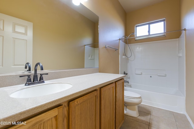 17160 W Starr Rd, Marana, AZ 85653 - full bath featuring bathing tub / shower combination, vanity, and tile patterned flooring