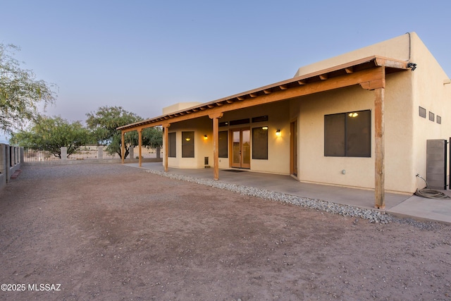 17160 W Starr Rd, Marana, AZ 85653 - back of house featuring stucco siding and a patio area