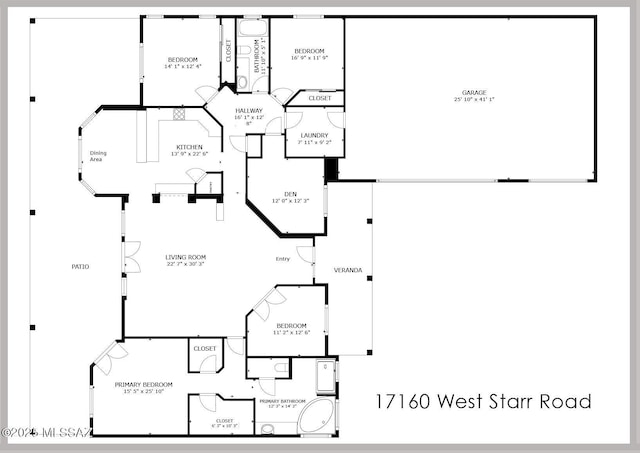17160 W Starr Rd, Marana, AZ 85653 - view of room layout