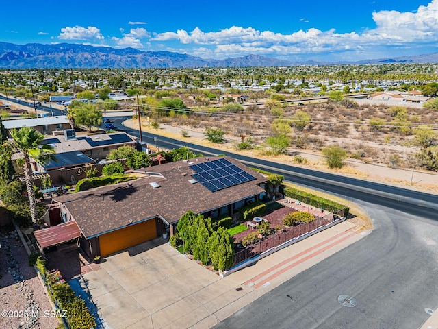 8681 E Desert Palm St, Tucson, AZ 85730 - aerial view of residential area featuring a mountainous background