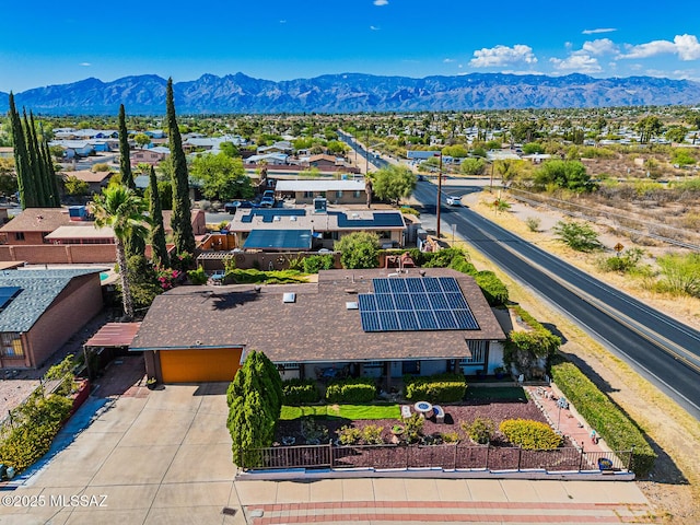8681 E Desert Palm St, Tucson, AZ 85730 - aerial view of residential area with mountains