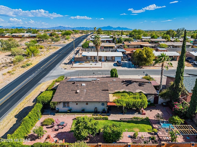 8681 E Desert Palm St, Tucson, AZ 85730 - aerial view of residential area featuring a mountainous background